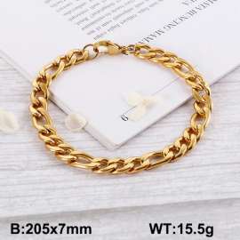 Stainless Steel Gold-plating Bracelet