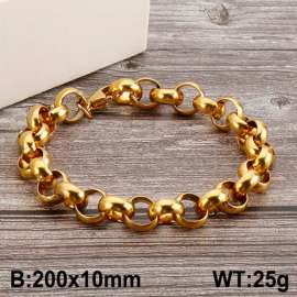 Stainless Steel Gold-plating Bracelet