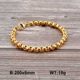 Stainless Steel Gold-plating Bracelet