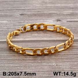 Stainless Steel Gold-plating Bracelet