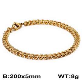 Stainless Steel Gold-plating Bracelet