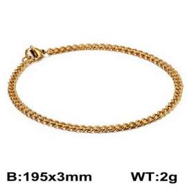 Stainless Steel Gold-plating Bracelet