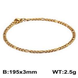 Stainless Steel Gold-plating Bracelet