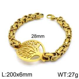 Stainless Steel Gold-plating Bracelet