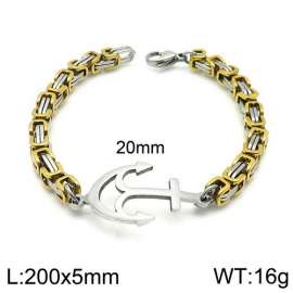 Stainless Steel Gold-plating Bracelet