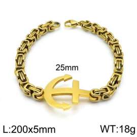 Stainless Steel Gold-plating Bracelet