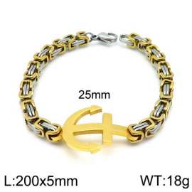 Stainless Steel Gold-plating Bracelet