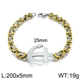 Stainless Steel Gold-plating Bracelet