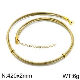 SS Gold-Plating Necklace