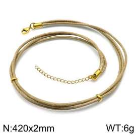 SS Gold-Plating Necklace