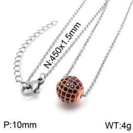 Stainless Steel Stone Necklace