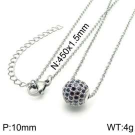 Stainless Steel Stone Necklace