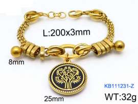 Stainless Steel Gold-plating Bracelet