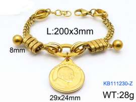 Stainless Steel Gold-plating Bracelet