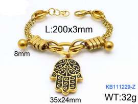 Stainless Steel Gold-plating Bracelet