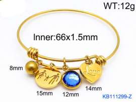 Stainless Steel Gold-plating Bangle