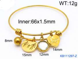 Stainless Steel Gold-plating Bangle