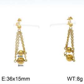 SS Gold-Plating Earring