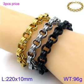 Stainless Steel Black-plating Bracelet