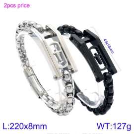 Stainless Steel Black-plating Bracelet