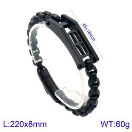 Stainless Steel Black-plating Bracelet