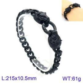 Stainless Steel Black-plating Bracelet