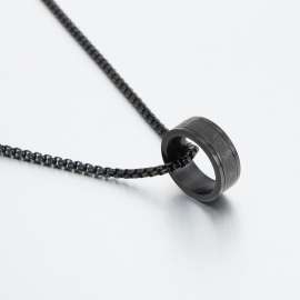 Stainless Steel Black-plating Necklace