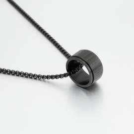 Stainless Steel Black-plating Necklace