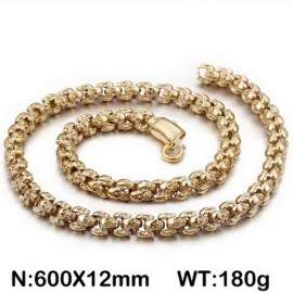 SS Gold-Plating Necklace