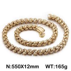 SS Gold-Plating Necklace