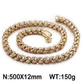 SS Gold-Plating Necklace