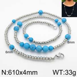 Stainless Steel Stone Necklace