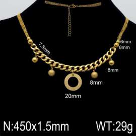 SS Gold-Plating Necklace