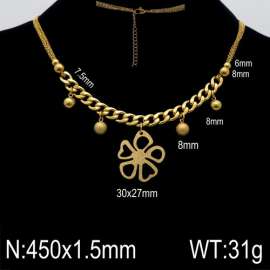 SS Gold-Plating Necklace
