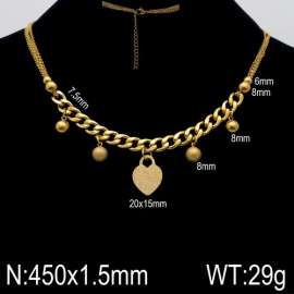 SS Gold-Plating Necklace