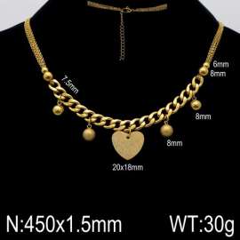 SS Gold-Plating Necklace