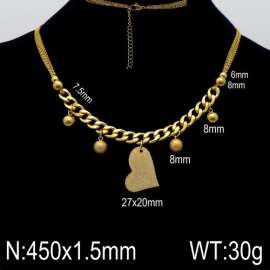 SS Gold-Plating Necklace