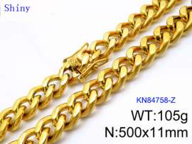 SS Gold-Plating Necklace
