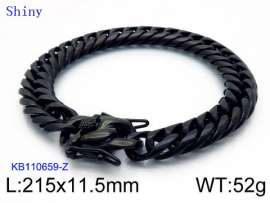 Stainless Steel Black-plating Bracelet