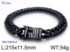 Stainless Steel Black-plating Bracelet