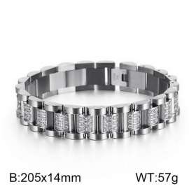 Stainless Steel Stone Bracelet