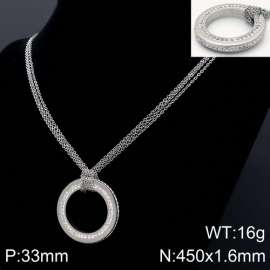 Stainless Steel Stone Necklace
