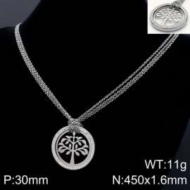 Stainless Steel Stone Necklace