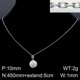 Stainless Steel Stone Necklace