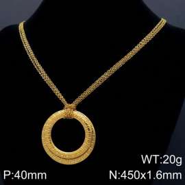 SS Gold-Plating Necklace