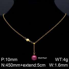 Shell Pearl Necklaces