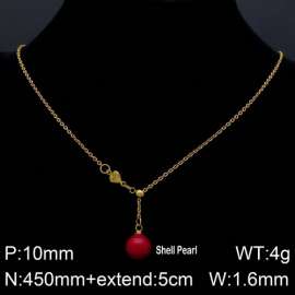 Shell Pearl Necklaces