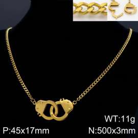 SS Gold-Plating Necklace