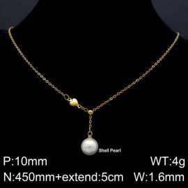 Shell Pearl Necklaces