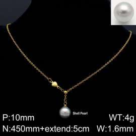 Shell Pearl Necklaces